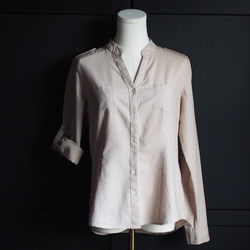 Numero Uno Jeanswear | Linen/Cotton Roll Long Sleeve Shirt